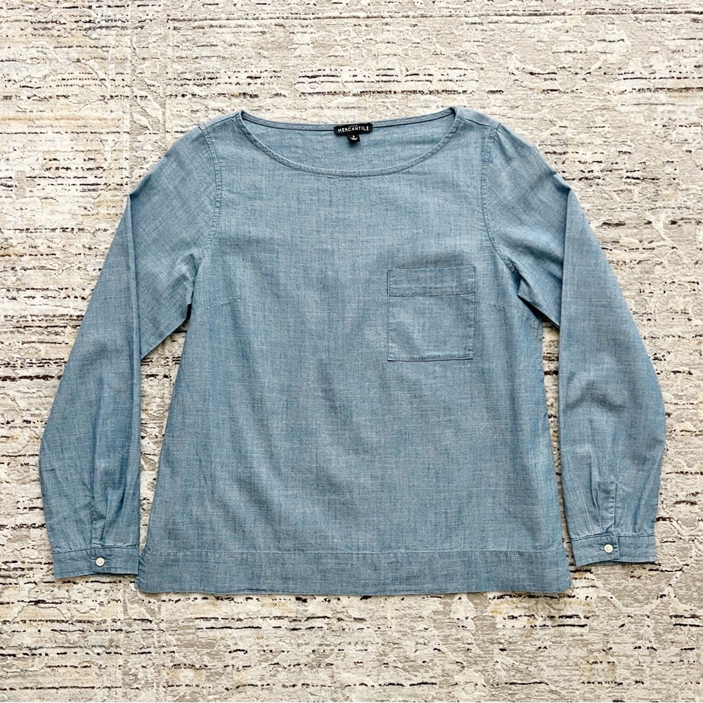 J.Crew Chambray Top